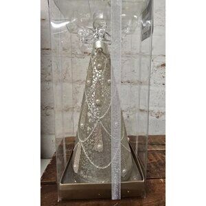 NEW Glass LED Angel Figurine With Color-Changing Lights By Pier 1 Imports